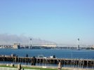 WTC smoke as seen from the Kings Point waterfront 9-11-01.jpg