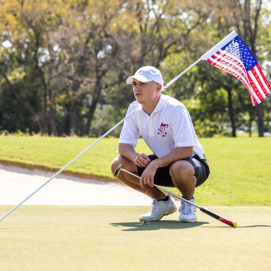 Corps Golf member on course